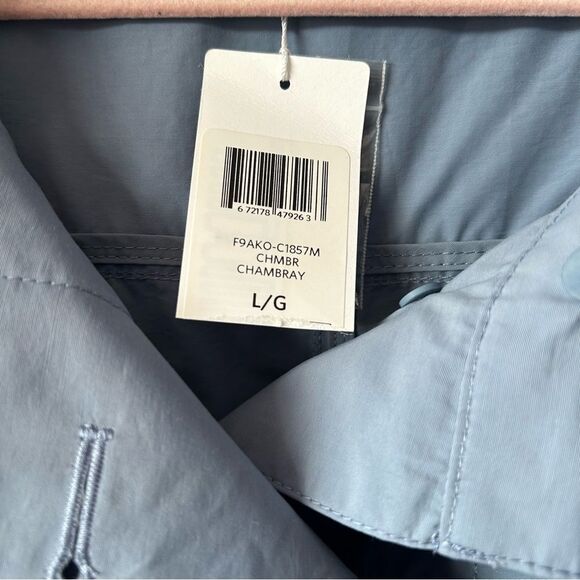 NWT EILEEN FISHER Hooded lightweight Jacket in Chambray Blue - Picture 3 of 12